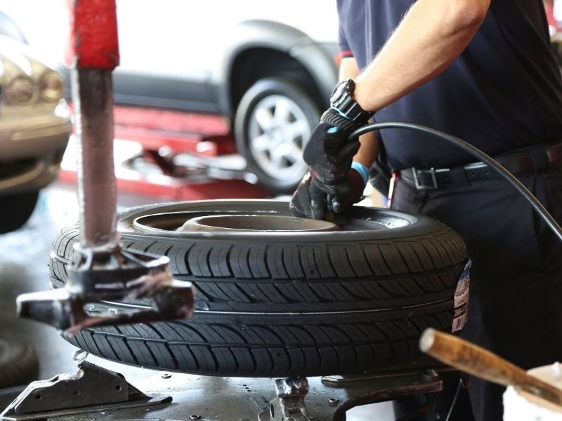 Réparez un pneu crevé